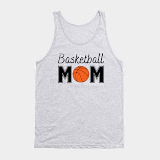 Basketball Mom (black text) Tank Top